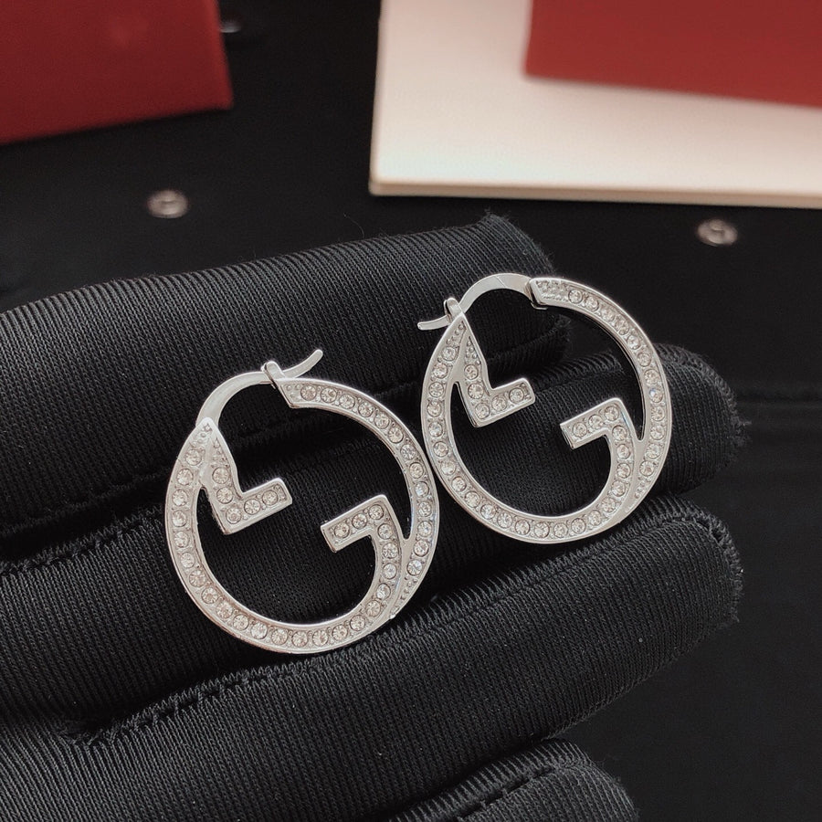 Geometric Emblem Jewelry Accessory in Silver-Tone – Design 002 main product view