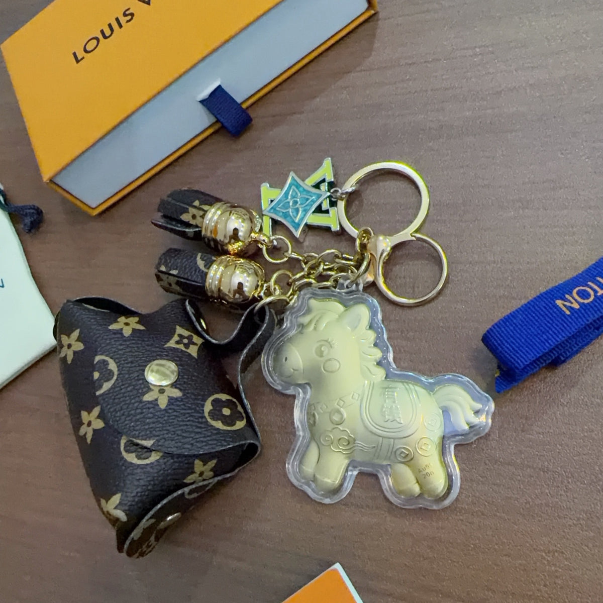 Bag Motif Keychain – Bag Detail – Design 112 styled product view