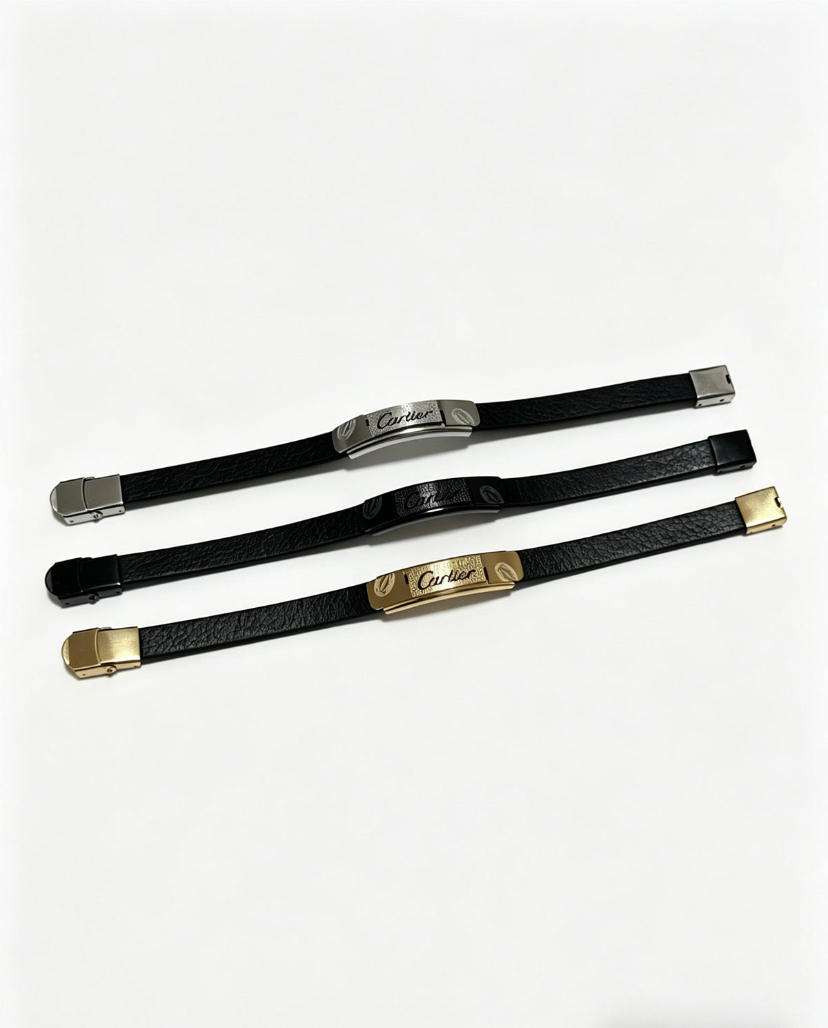 Martin Graham bracelet in polished metal-tone – side detail
