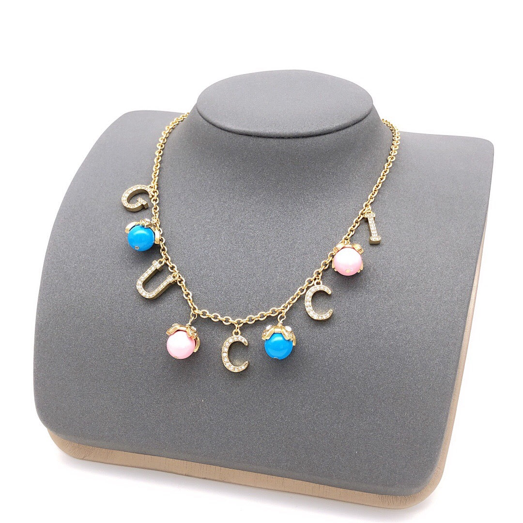 Martin Graham pendant necklace in polished metal-tone – main product view
