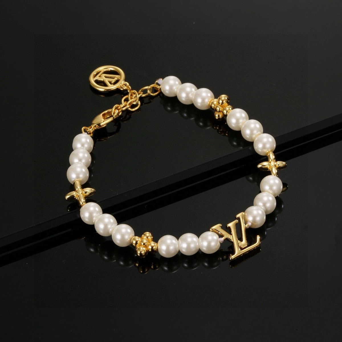 Martin Graham bracelet in polished metal-tone – main product view