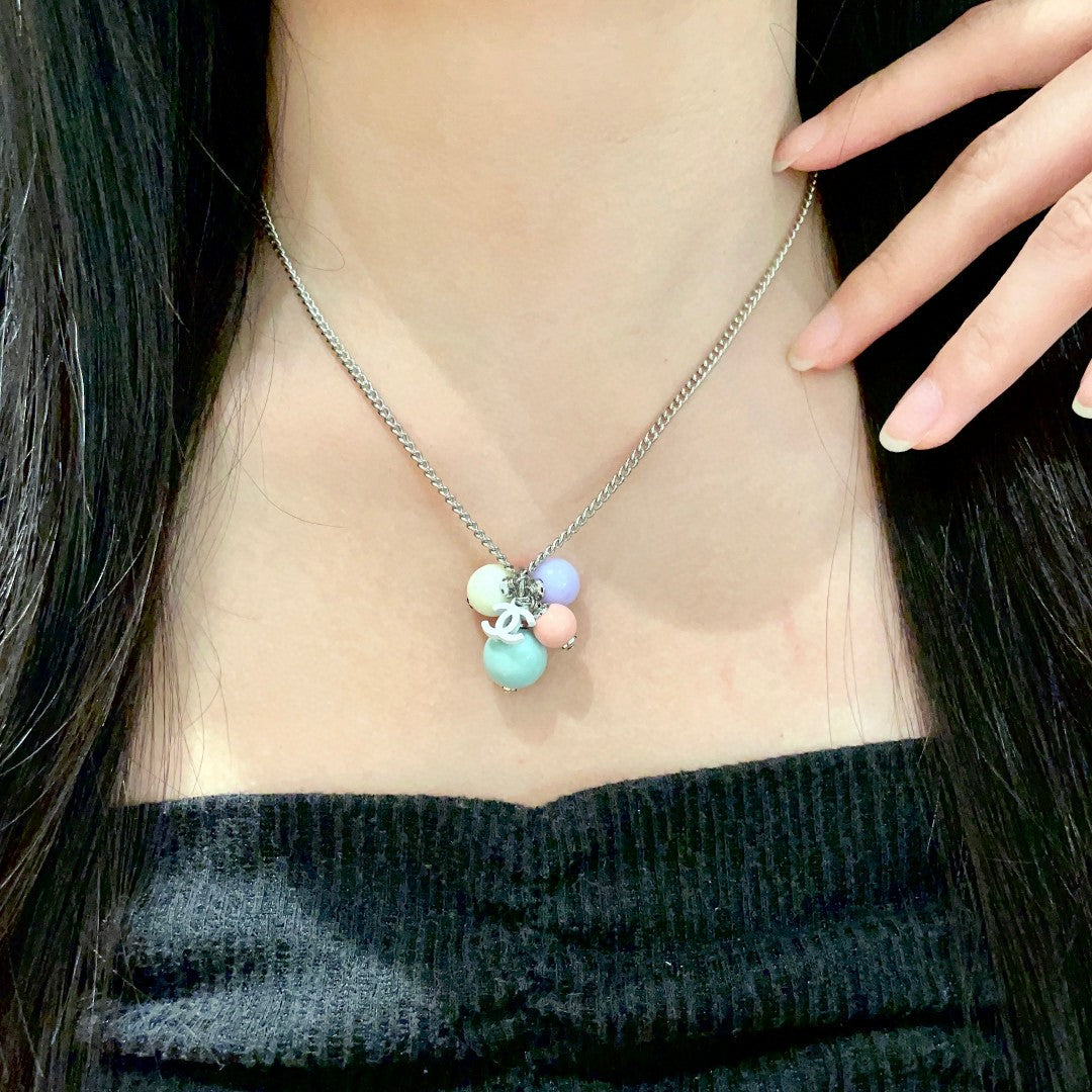 Martin Graham pendant necklace in polished metal-tone – main product view