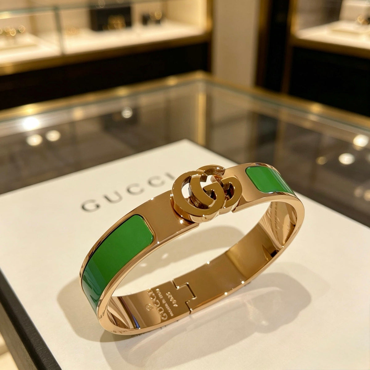 Martin Graham bangle in polished metal-tone – main product view