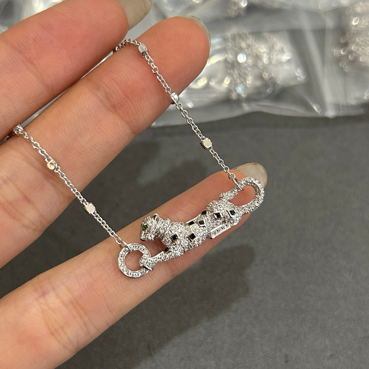 Martin Graham pendant necklace in polished metal-tone – main product view