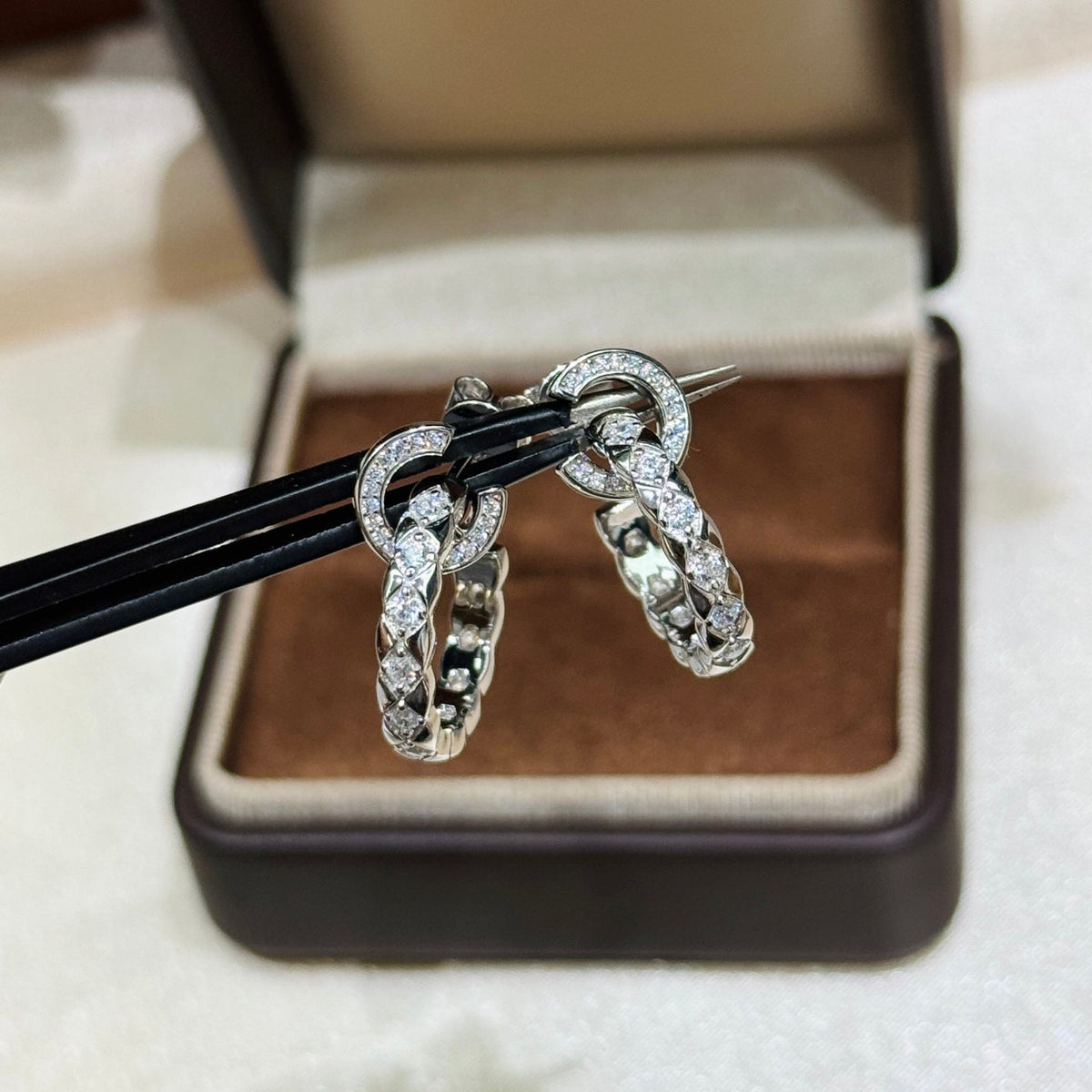 Martin Graham earrings in polished metal-tone – main product view