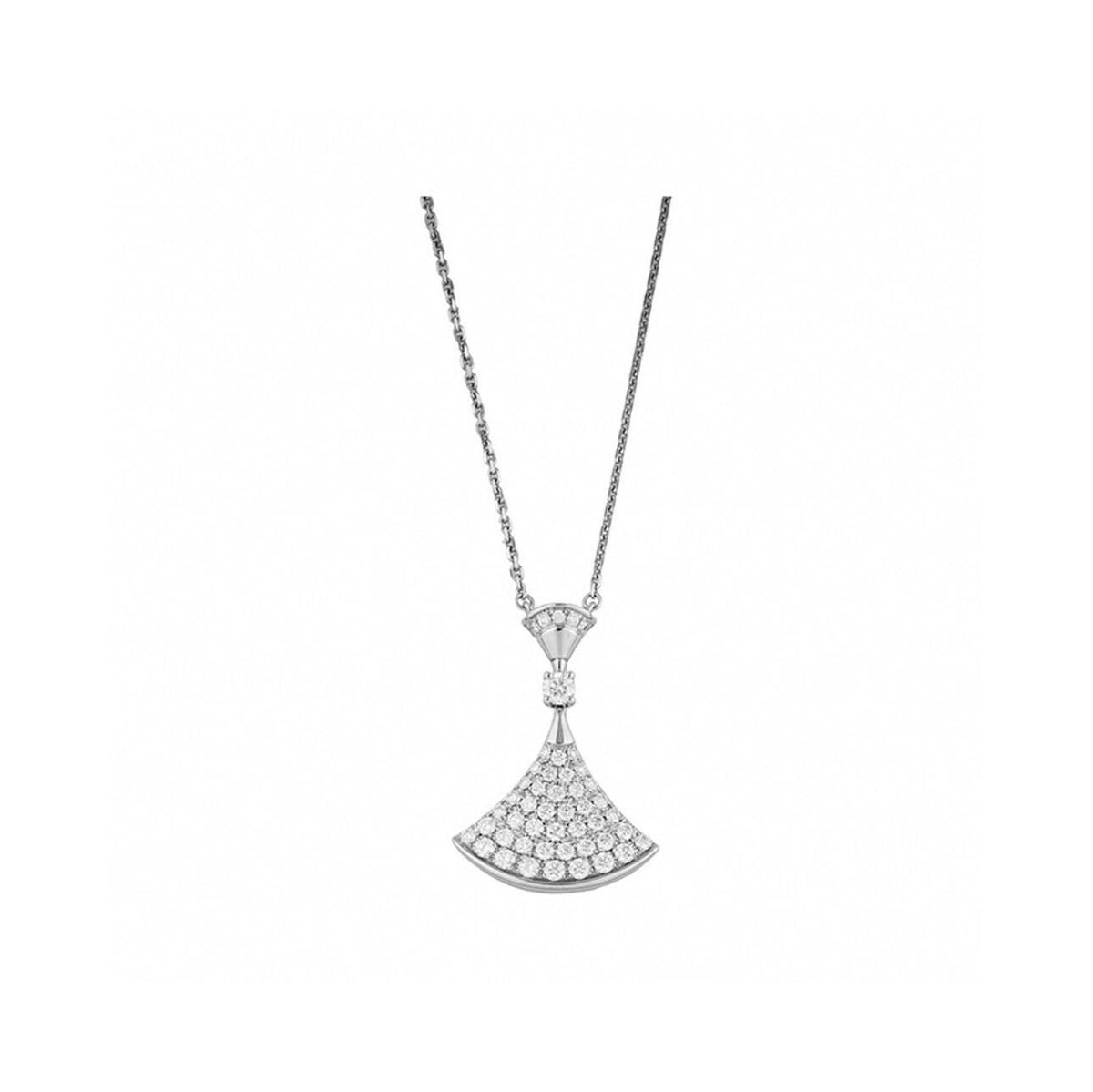 Martin Graham pendant necklace in polished metal-tone – main product view