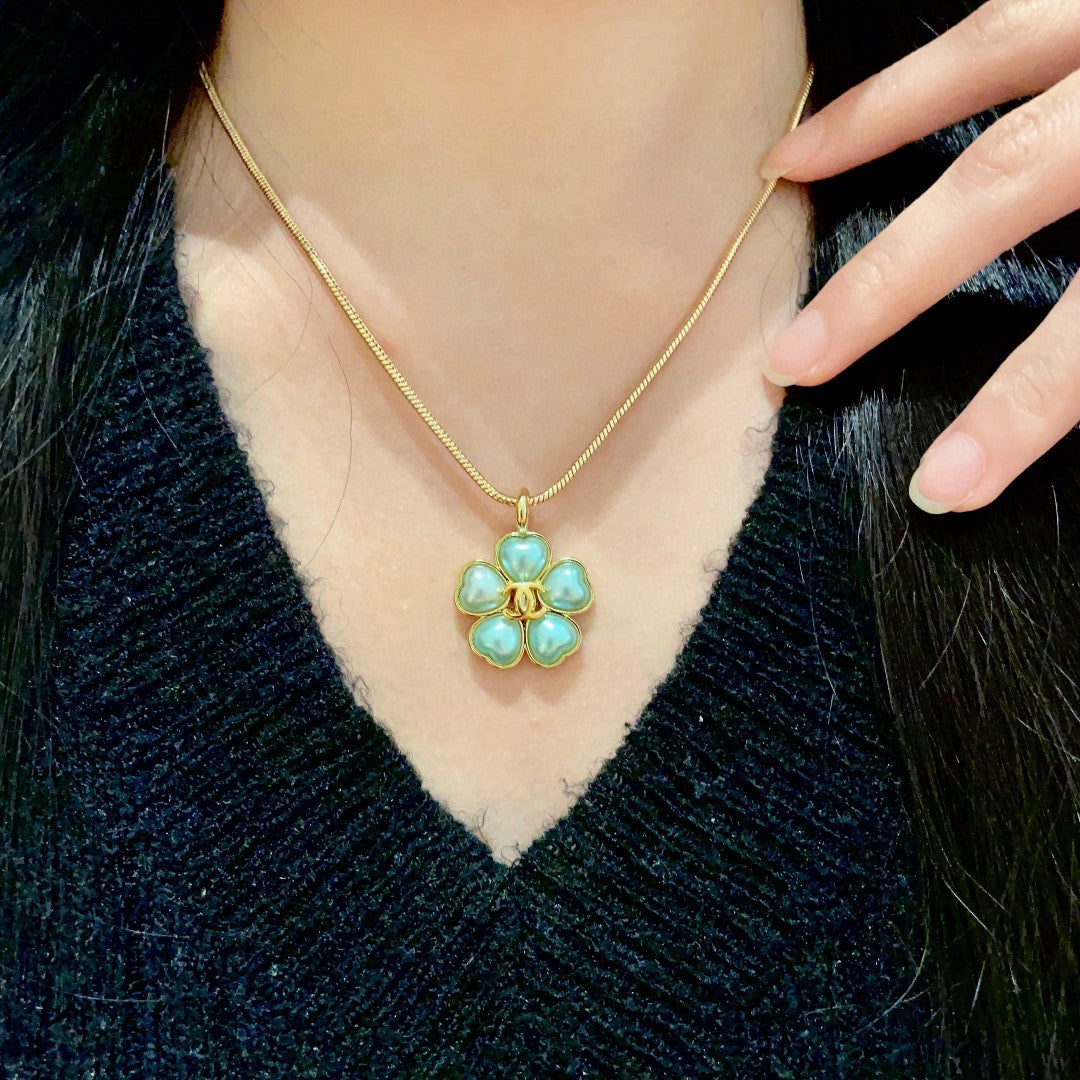 Martin Graham pendant necklace in polished metal-tone – main product view