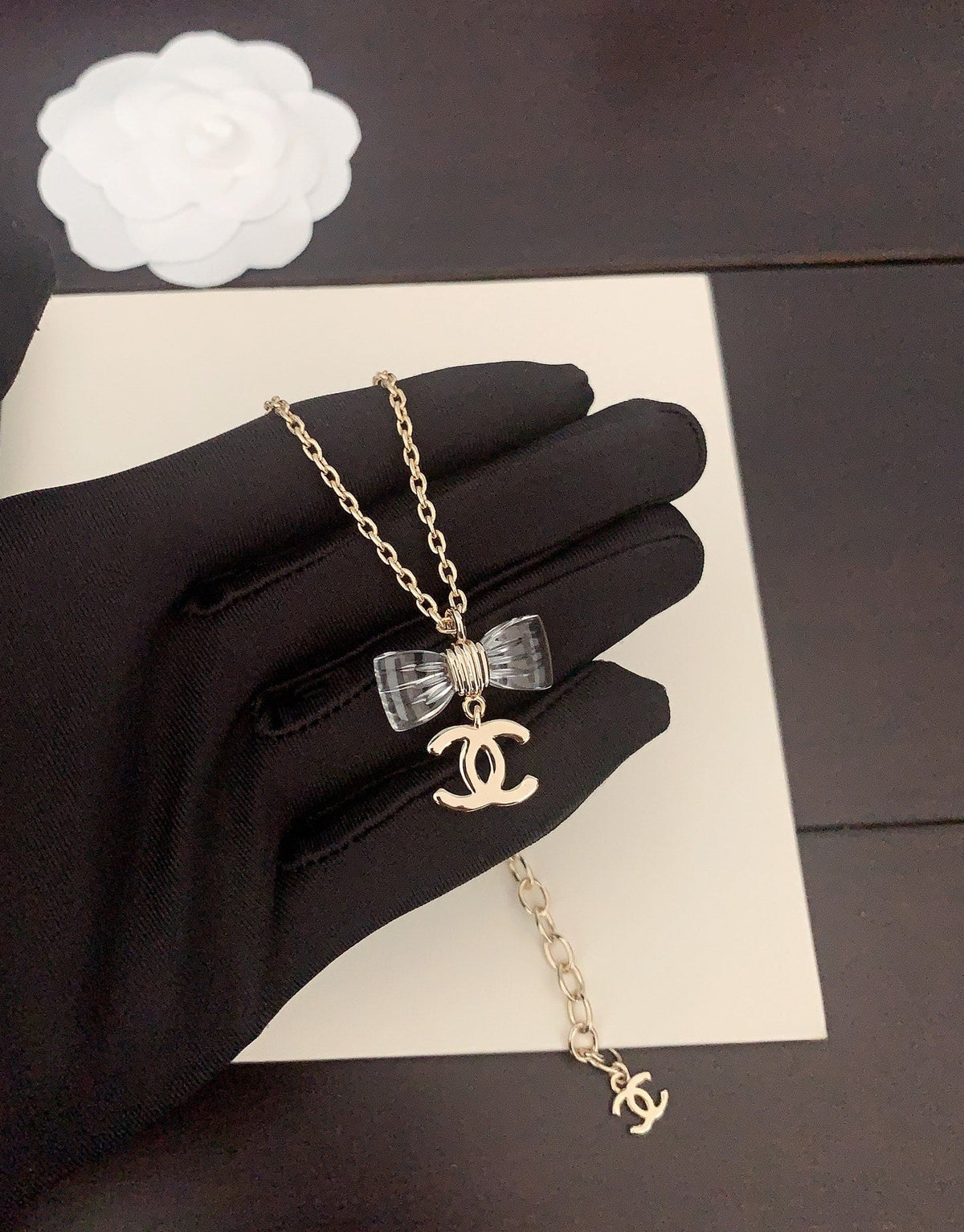 Martin Graham pendant necklace in polished metal-tone – main product view