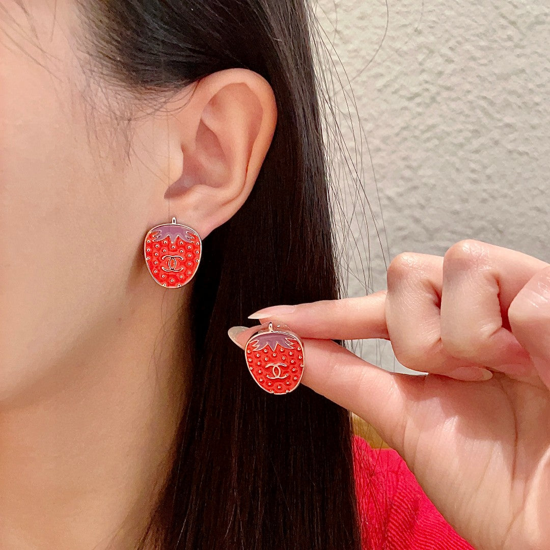 Martin Graham stud earrings in polished metal-tone – main product view