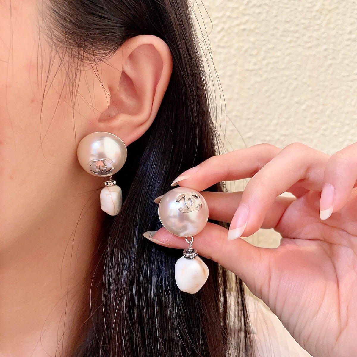 Martin Graham earrings in polished metal-tone – main product view