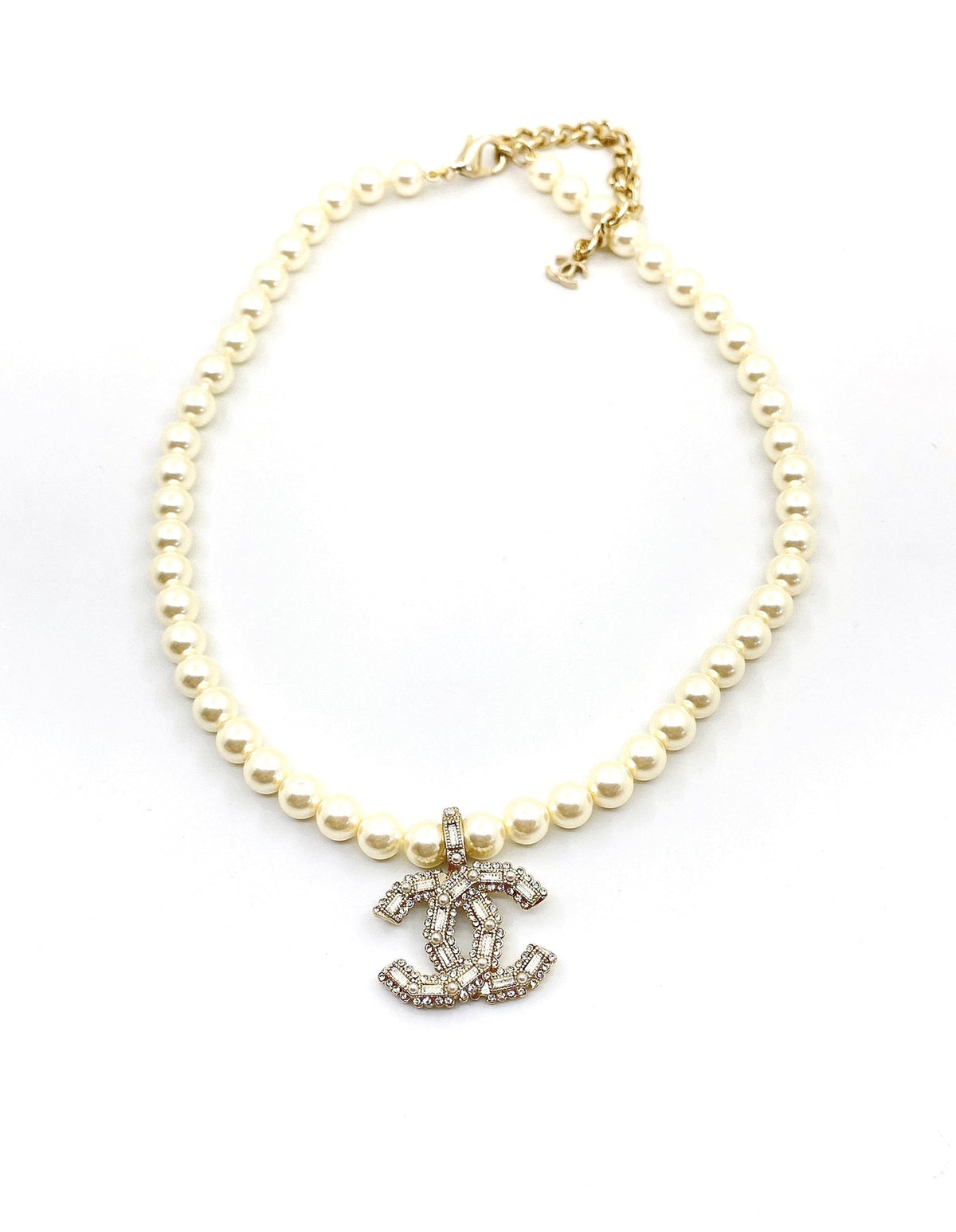 Martin Graham pendant necklace in polished metal-tone – main product view