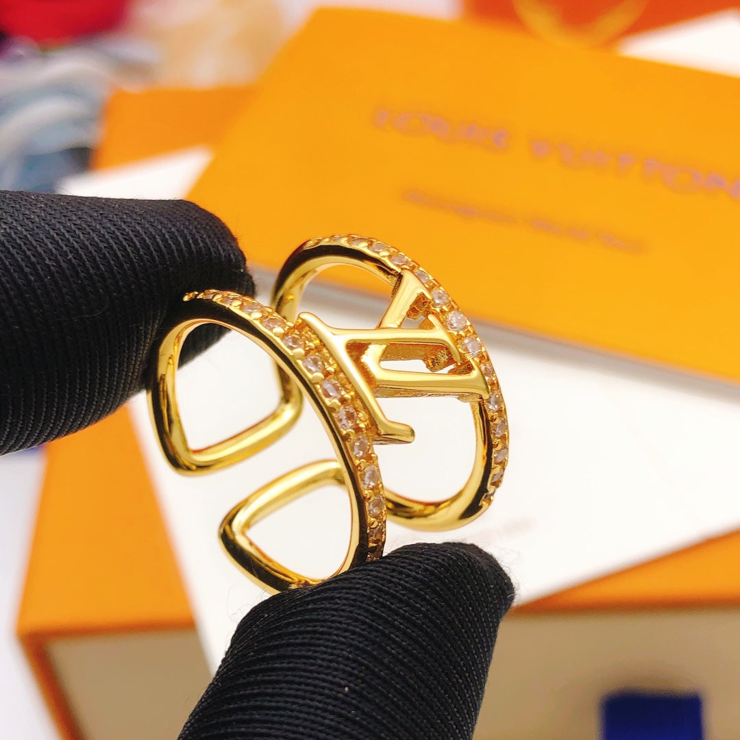 Martin Graham ring in polished metal-tone – main product view