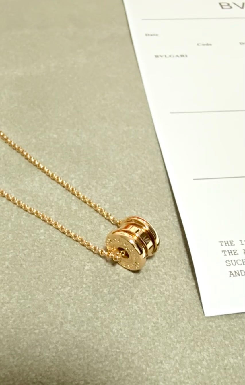Martin Graham pendant necklace in polished metal-tone – main product view
