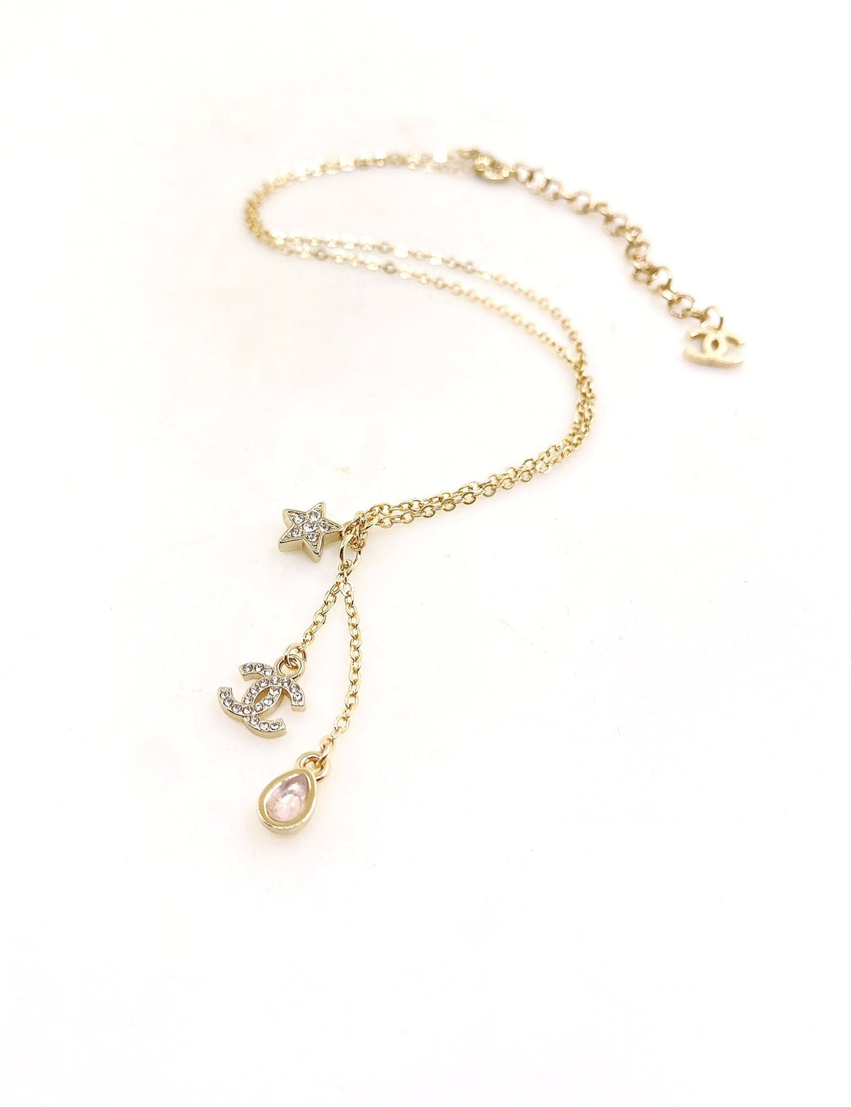 Martin Graham pendant necklace in polished metal-tone – main product view