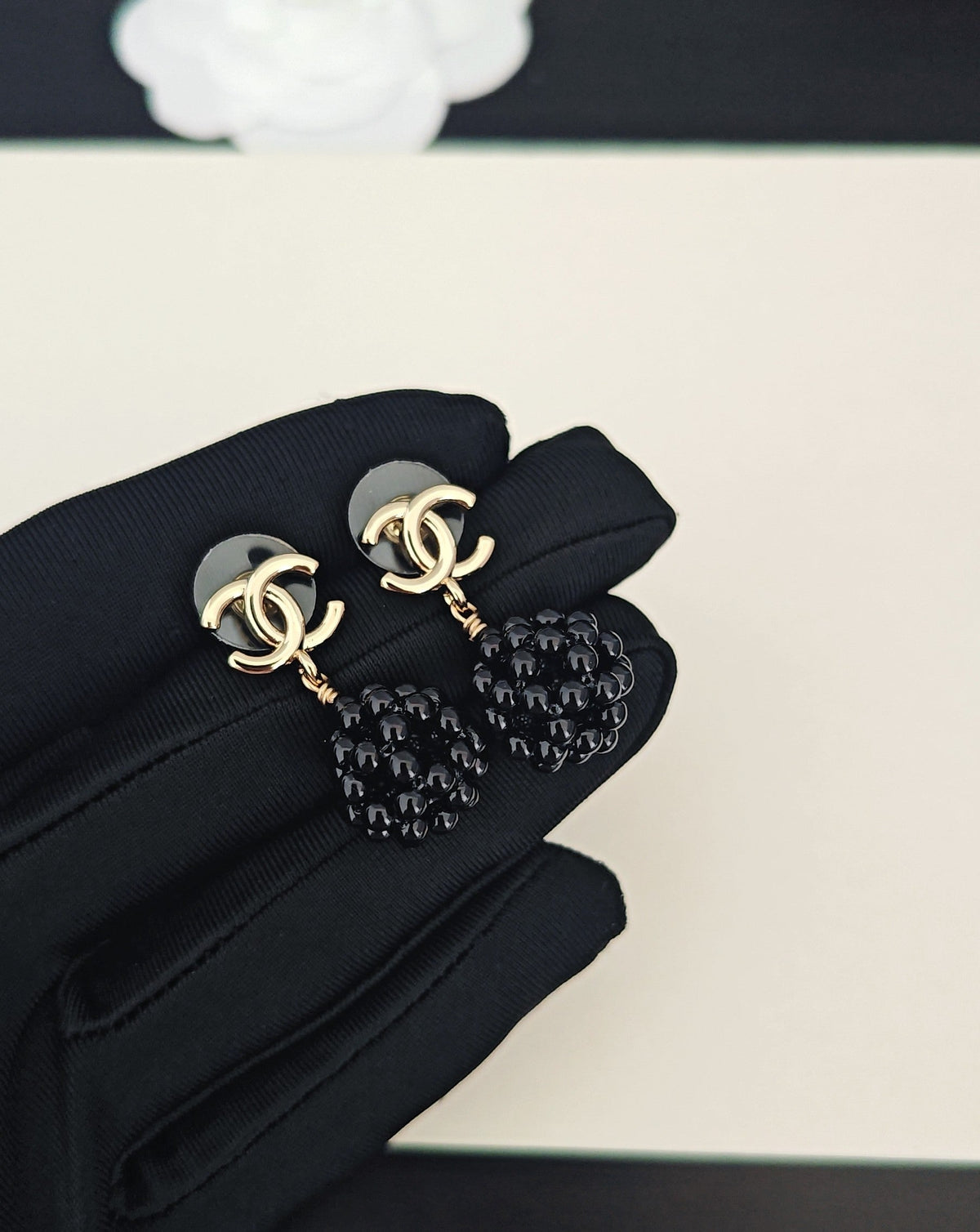Martin Graham earrings in polished metal-tone – main product view