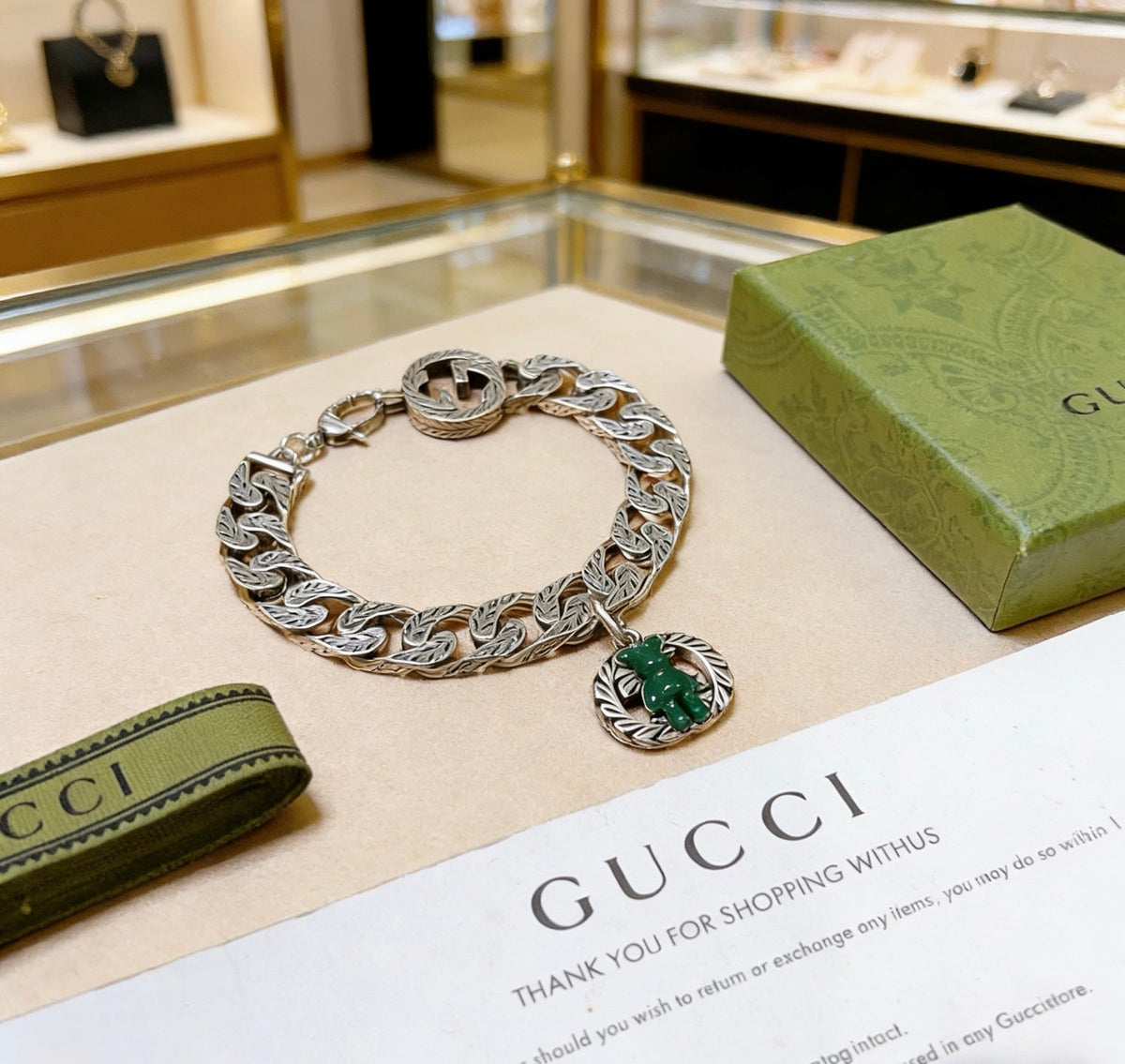 Martin Graham bracelet in polished metal-tone – main product view