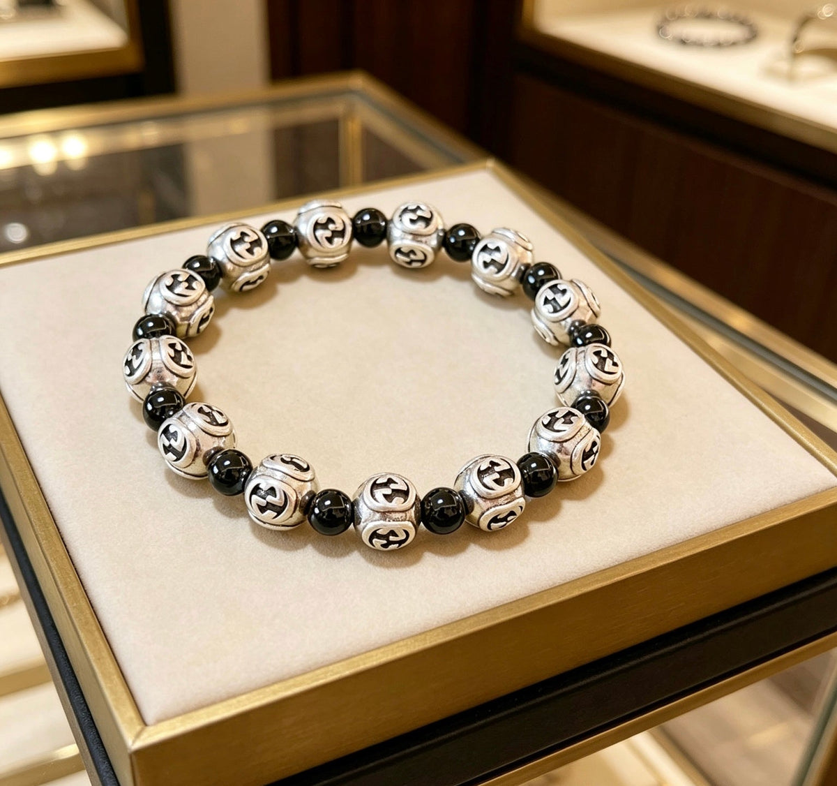 Martin Graham bracelet in polished metal-tone – main product view