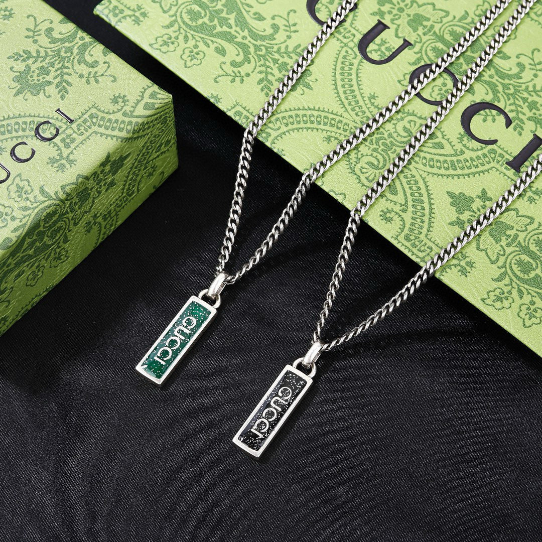 Martin Graham pendant necklace in polished metal-tone – main product view