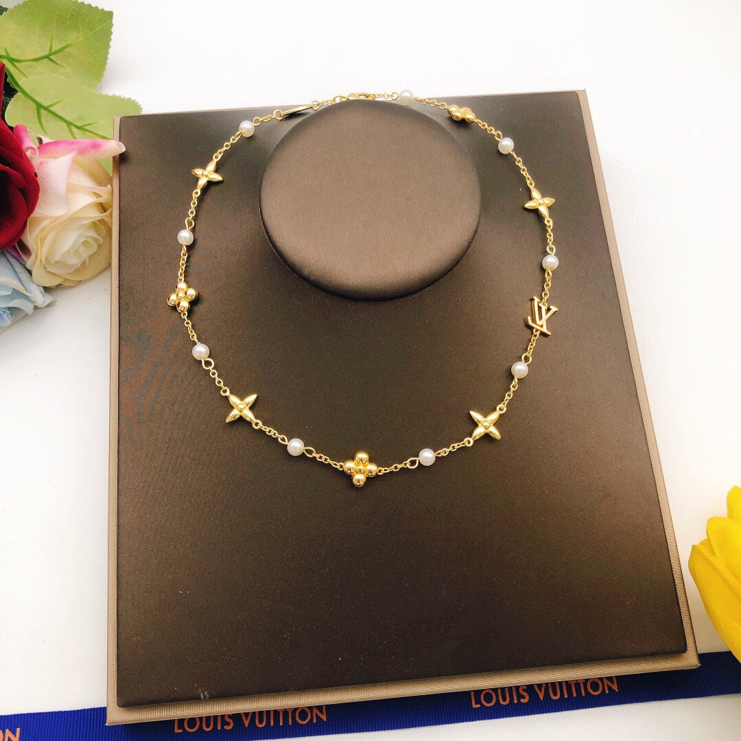Martin Graham pendant necklace in polished metal-tone – main product view