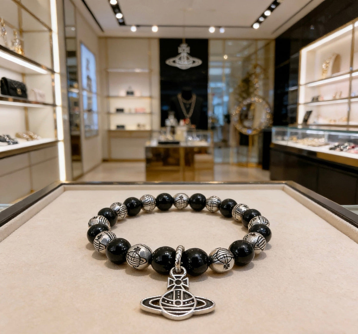 Martin Graham bracelet in polished metal-tone – main product view