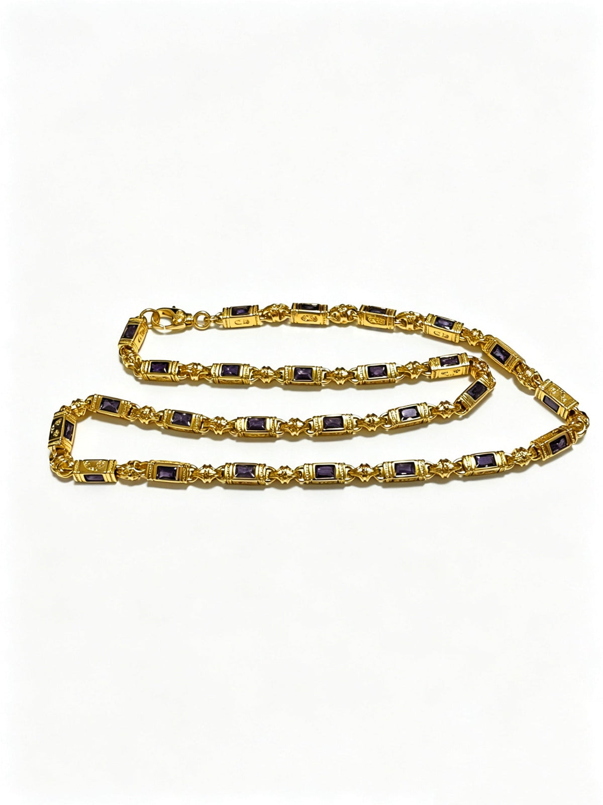 Martin Graham pendant necklace in polished metal-tone – main product view