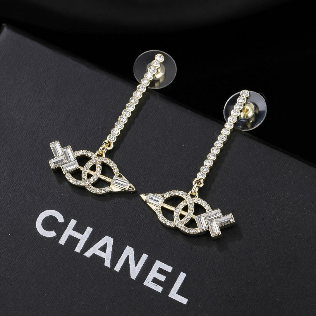 Martin Graham Signature earrings in polished metal-tone – main product view