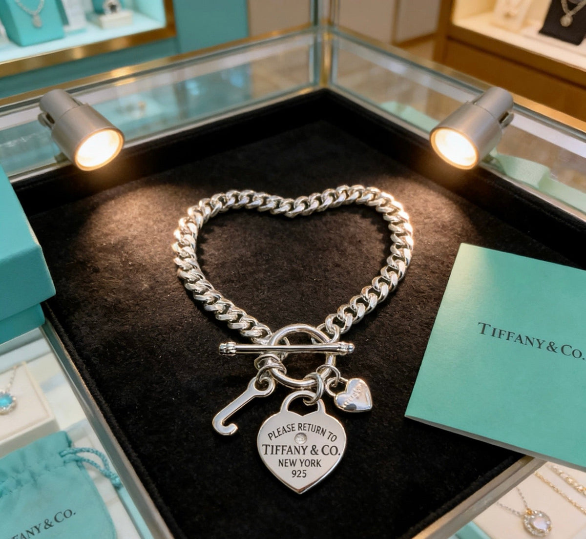 Martin Graham bracelet in polished metal-tone – main product view
