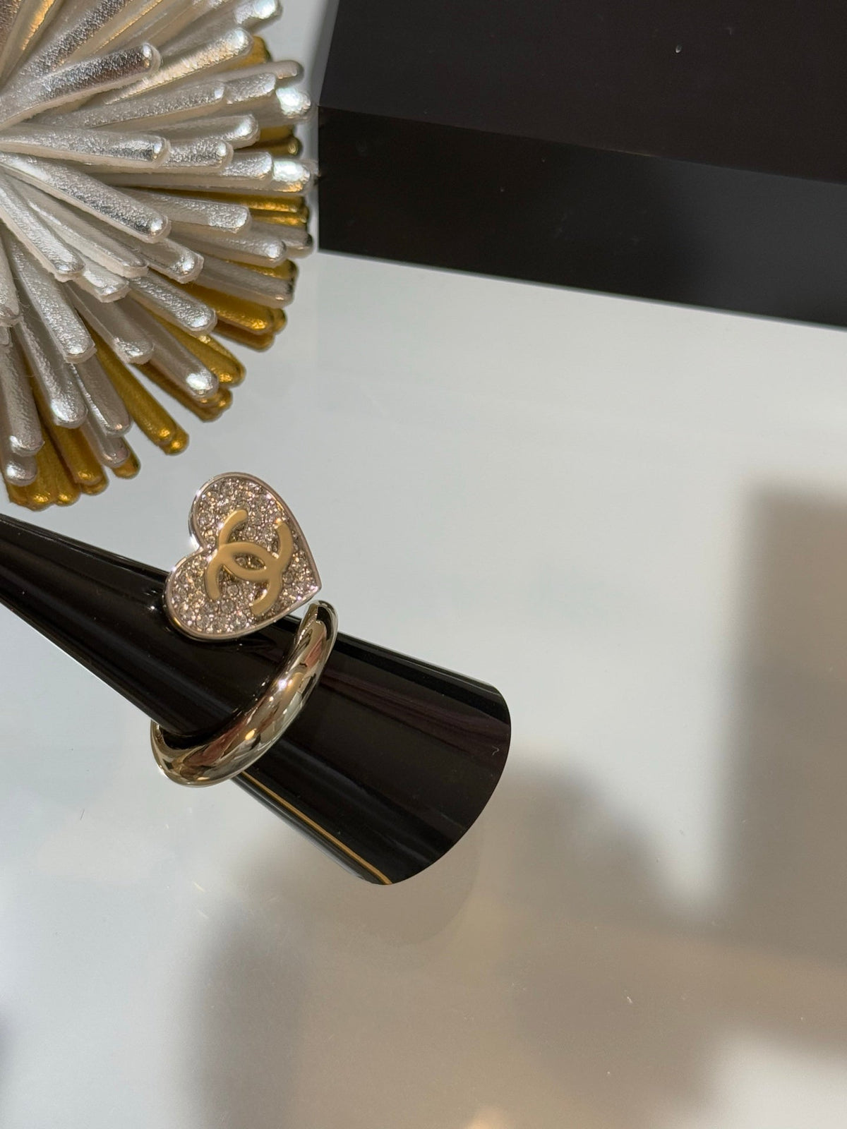 Martin Graham ring in polished metal-tone – main product view