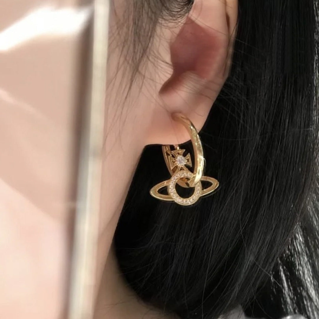 Martin Graham earrings in polished metal-tone – main product view