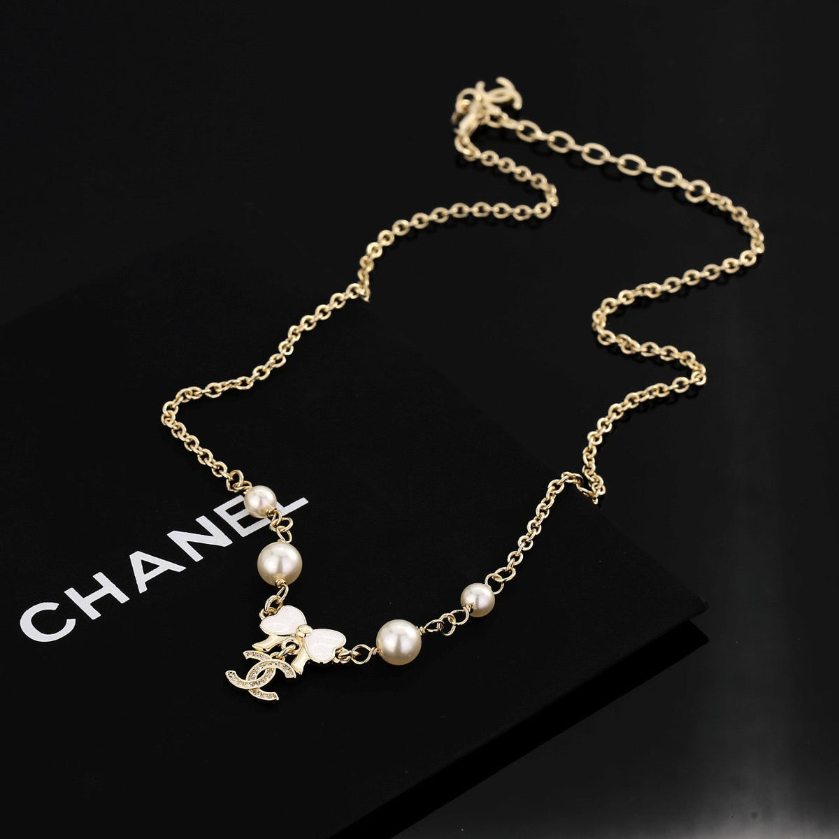 Martin Graham pendant necklace in polished metal-tone – main product view
