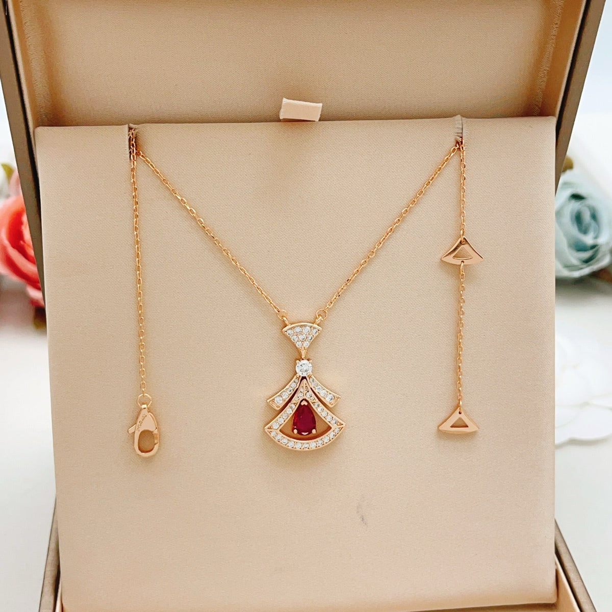 Martin Graham pendant necklace in polished metal-tone – main product view