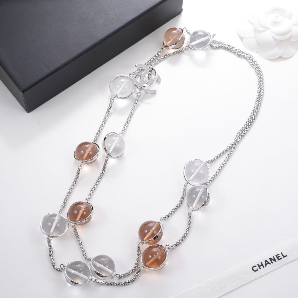 Martin Graham pendant necklace in polished metal-tone – main product view