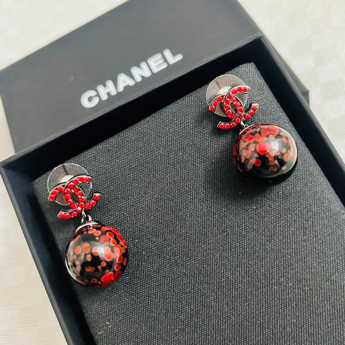 Martin Graham stud earrings in polished metal-tone – main product view