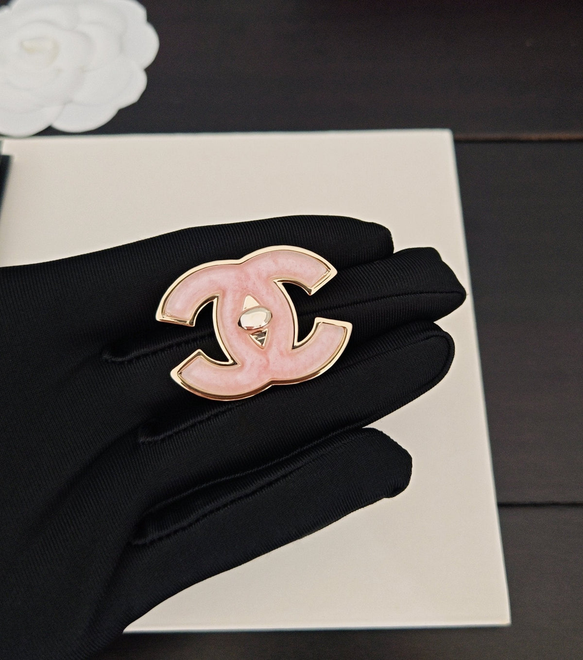 Martin Graham brooch in polished metal-tone – main product view