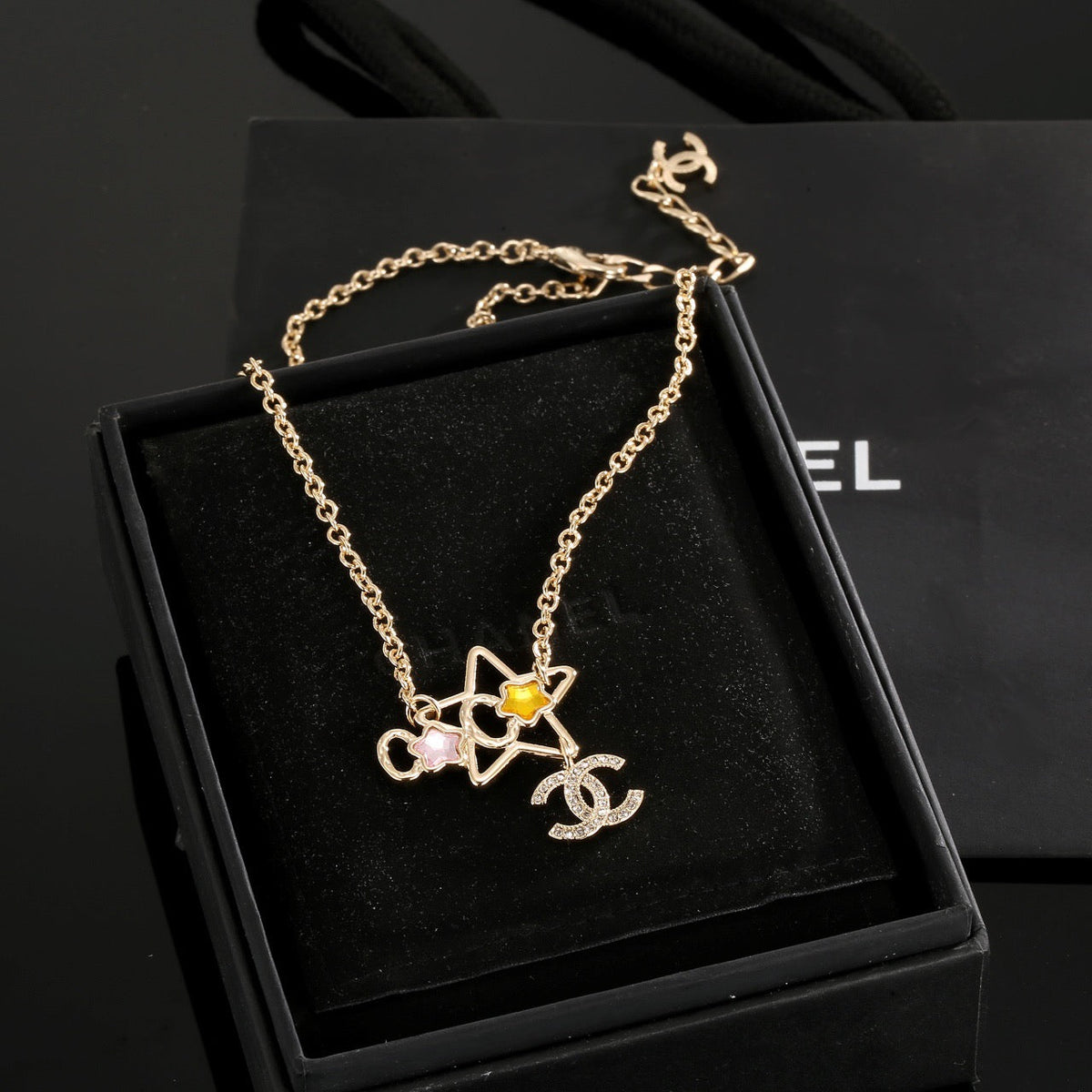 Martin Graham pendant necklace in polished metal-tone – main product view