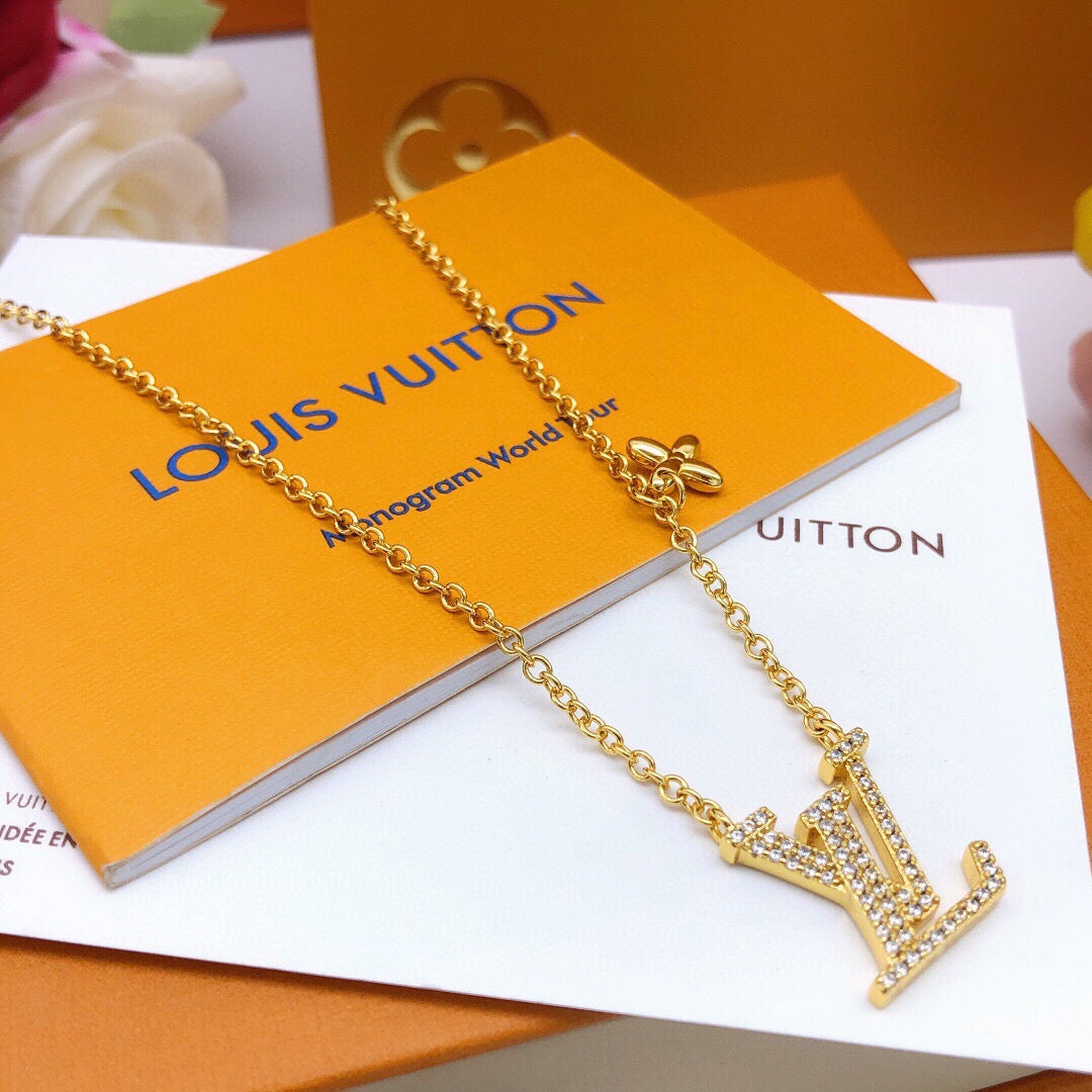 Martin Graham pendant necklace in polished metal-tone – main product view