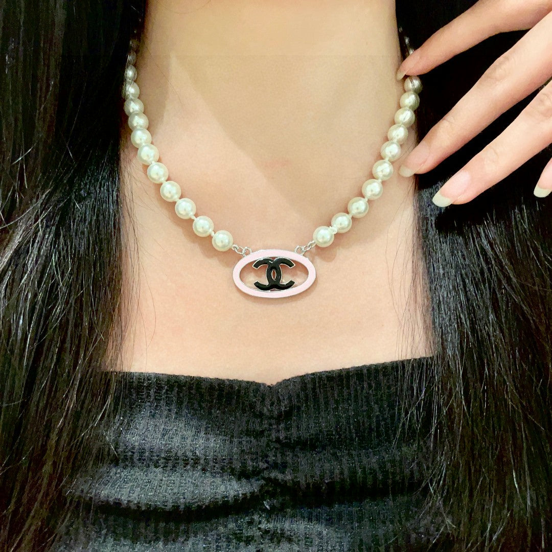 Martin Graham pendant necklace in polished metal-tone – main product view