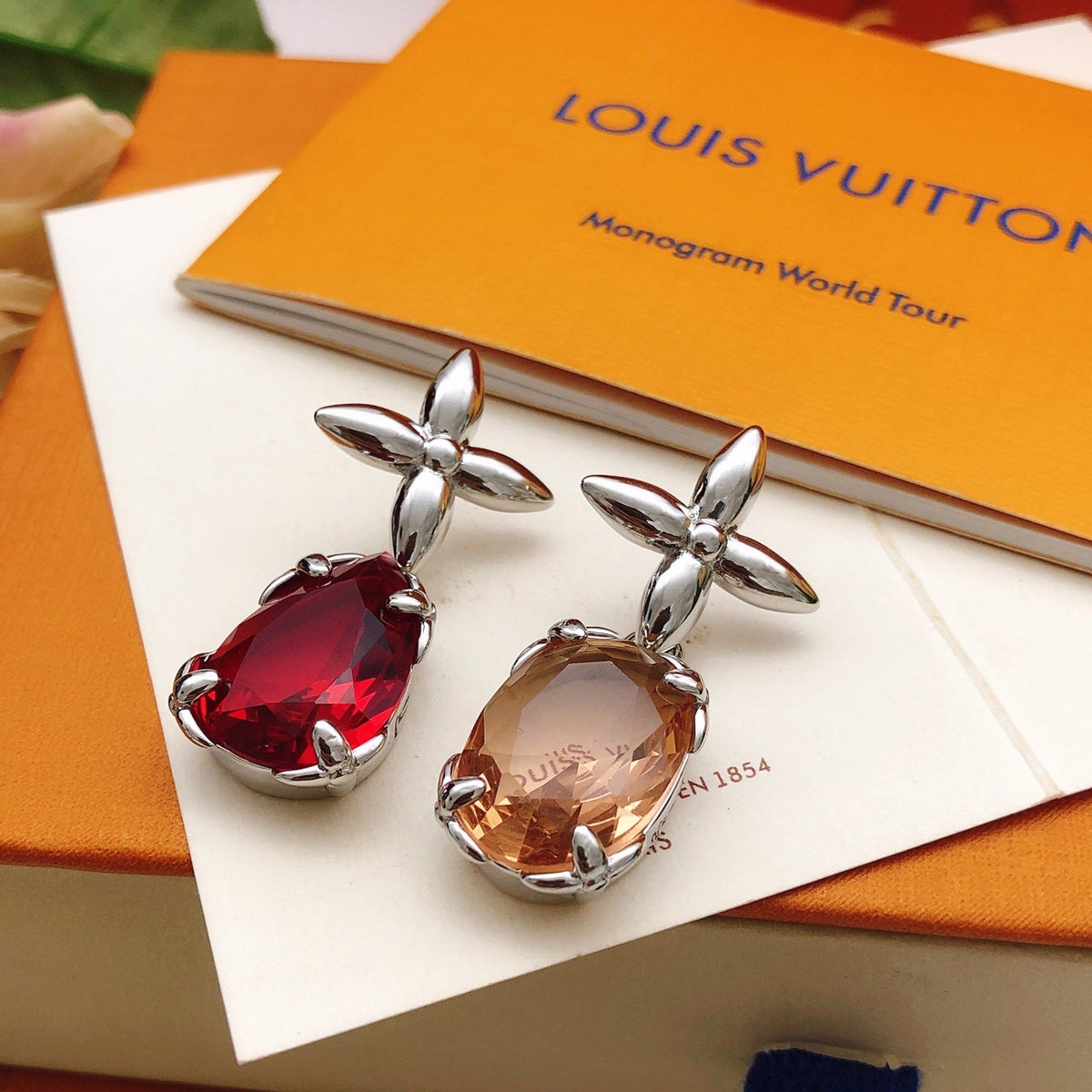 Martin Graham stud earrings in polished metal-tone – main product view
