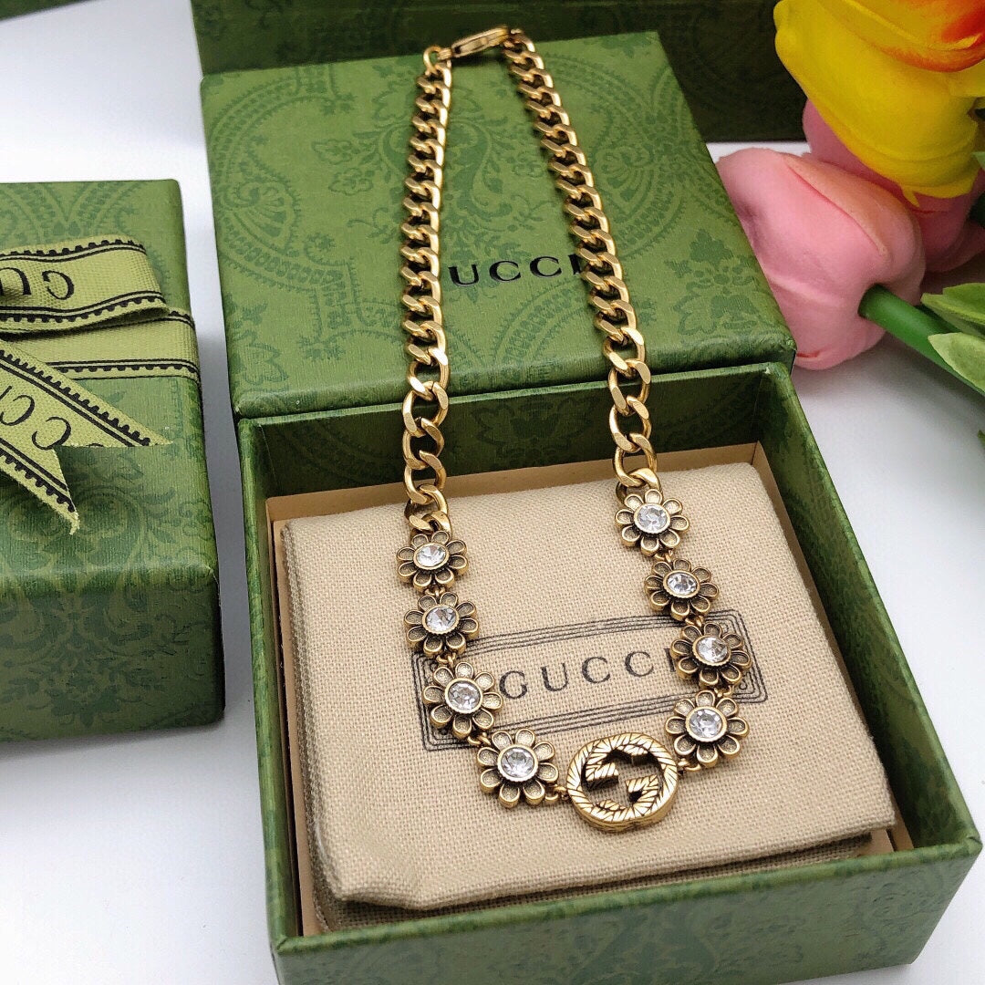 Martin Graham pendant necklace in polished metal-tone – main product view