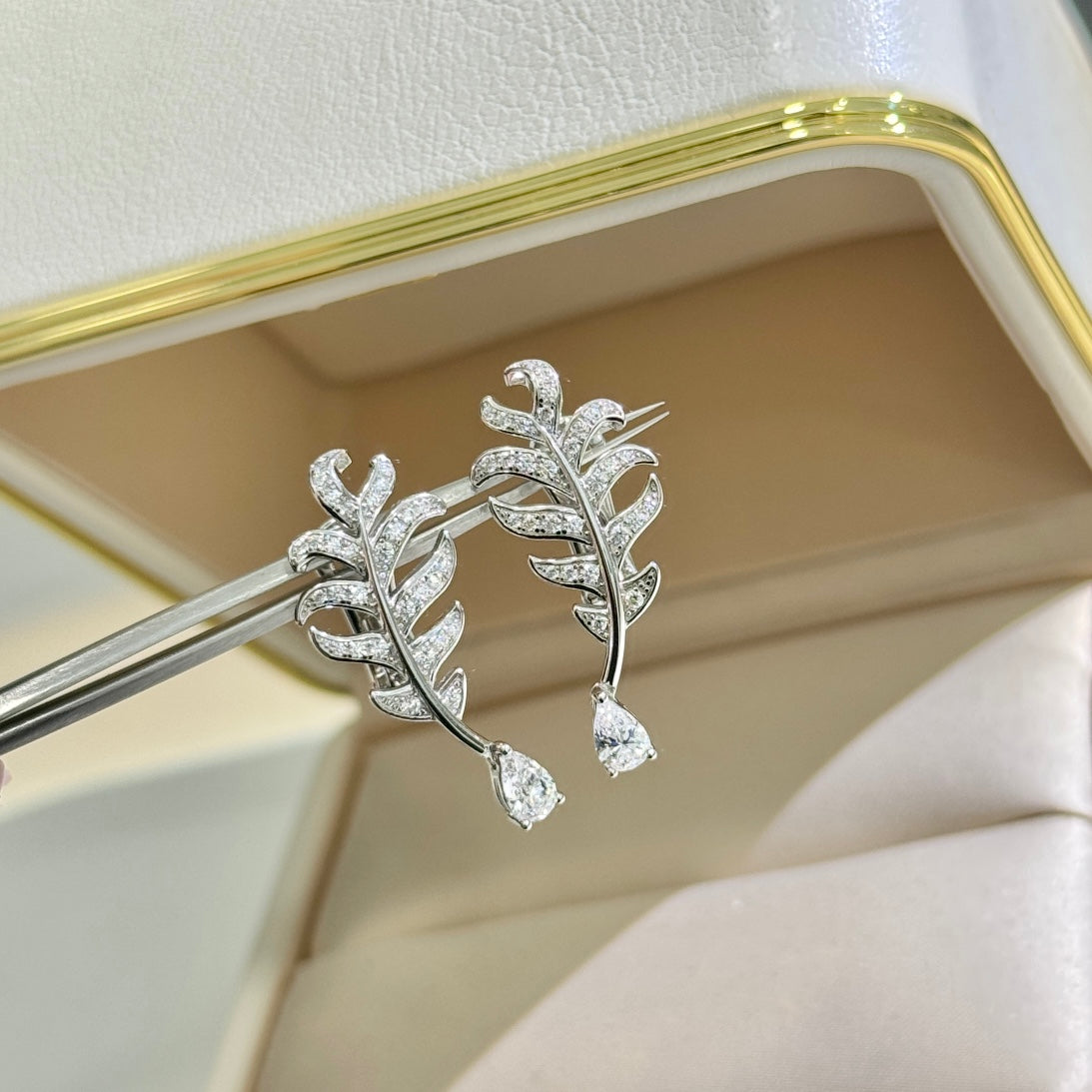 Martin Graham earrings in polished metal-tone – main product view
