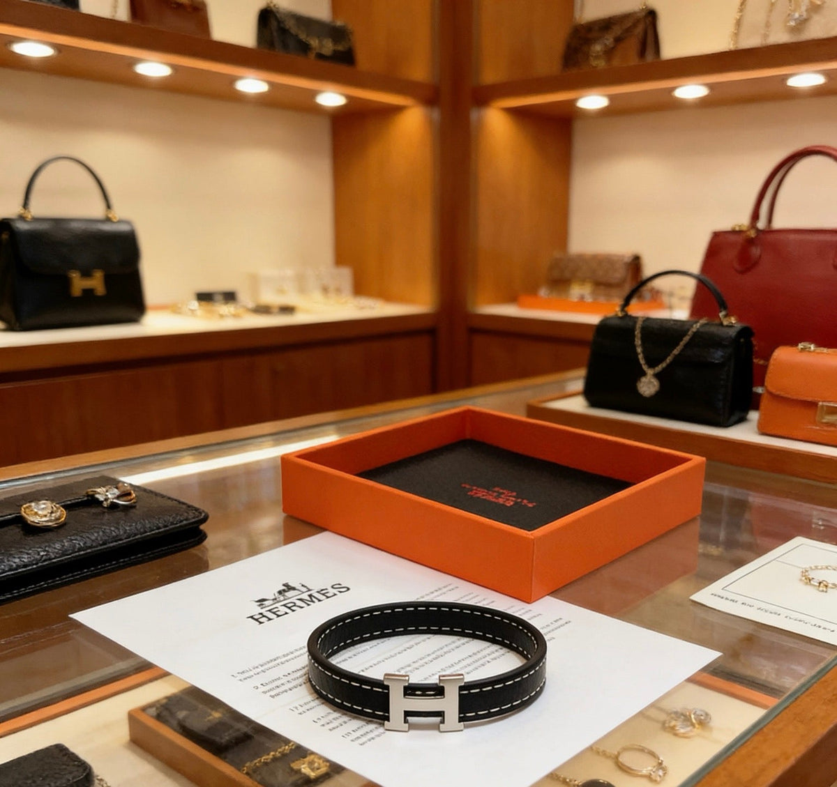 Martin Graham bangle in polished metal-tone – main product view