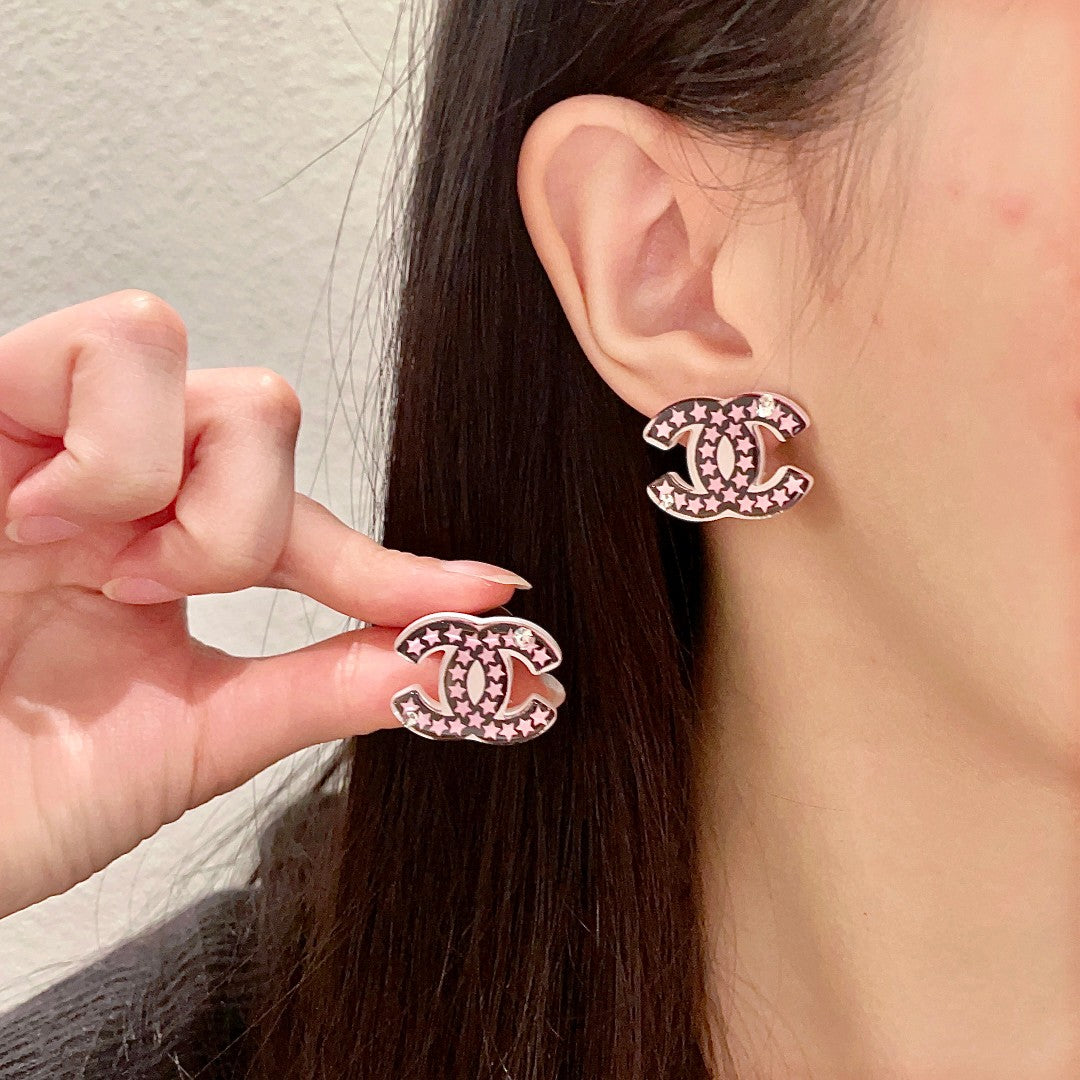 Martin Graham stud earrings in polished metal-tone – main product view
