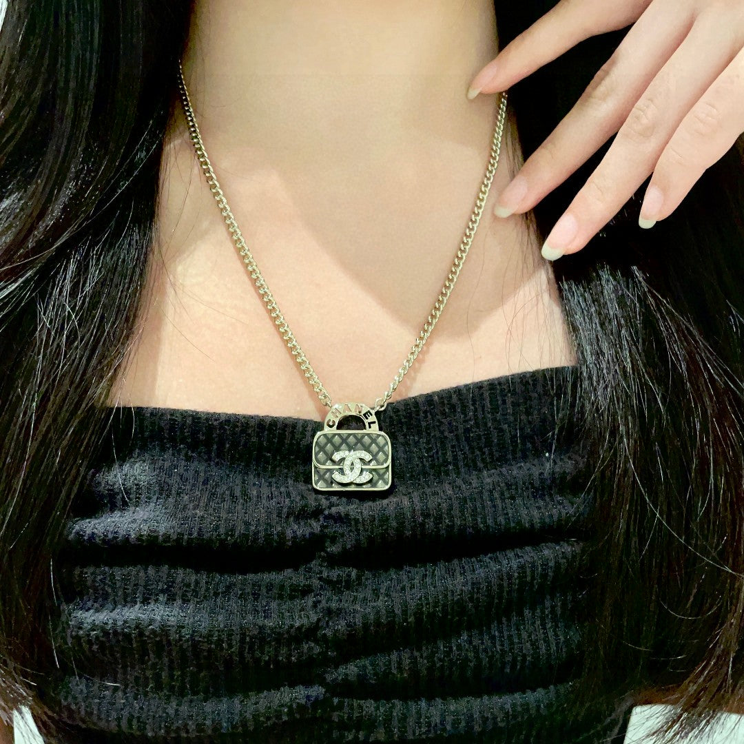 Martin Graham pendant necklace in polished metal-tone – main product view