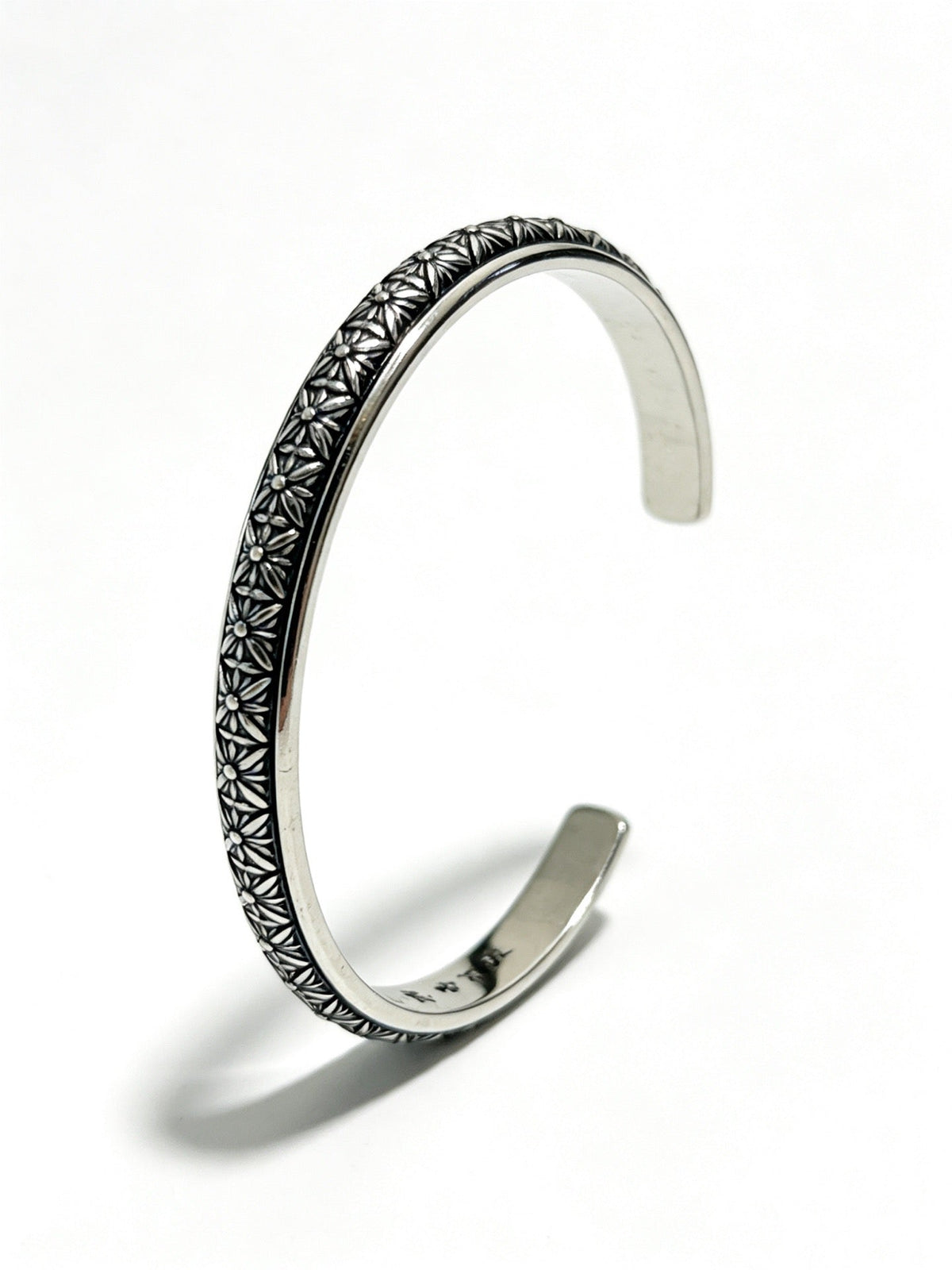 Martin Graham bangle in polished metal-tone – main product view