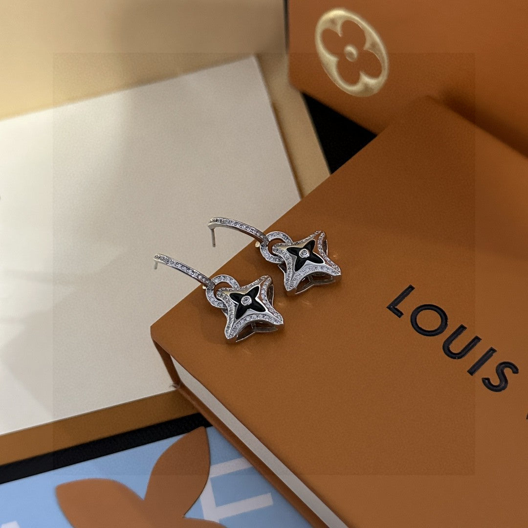 Martin Graham stud earrings in polished metal-tone – main product view