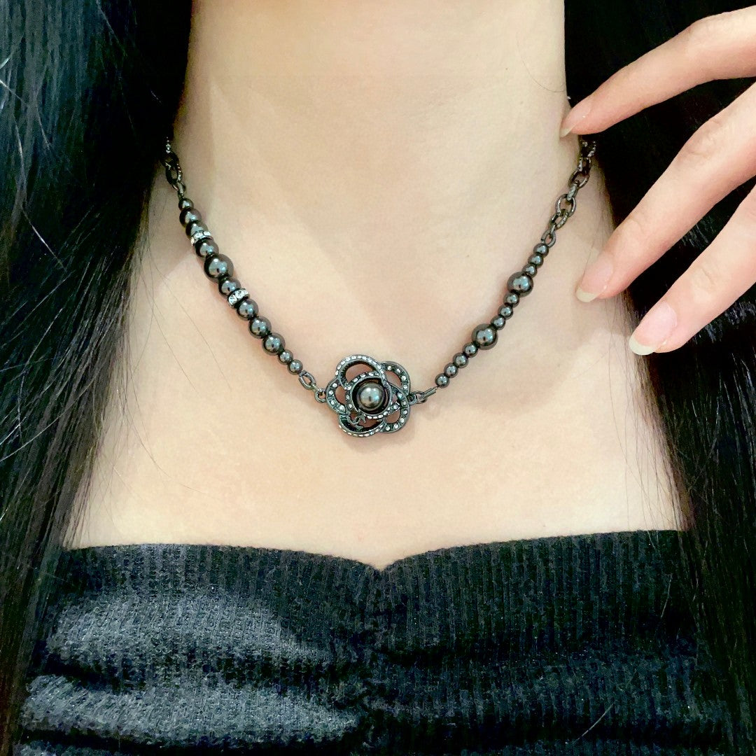 Martin Graham pendant necklace in polished metal-tone – main product view