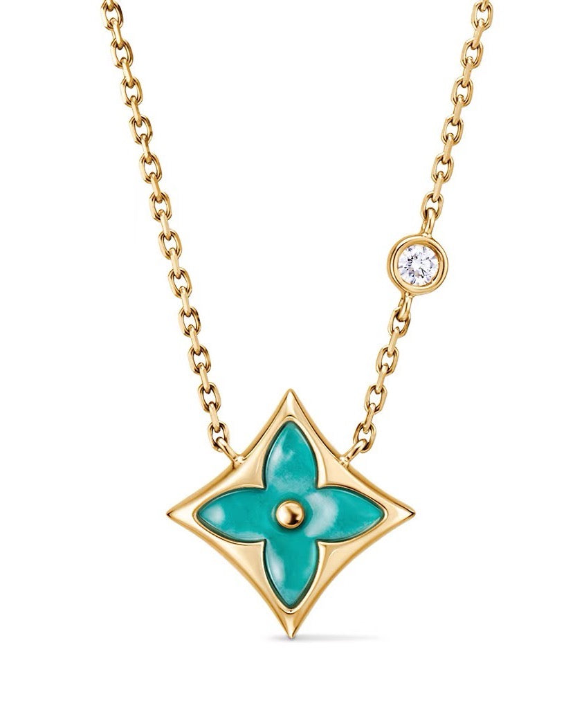 Martin Graham pendant necklace in polished metal-tone – main product view