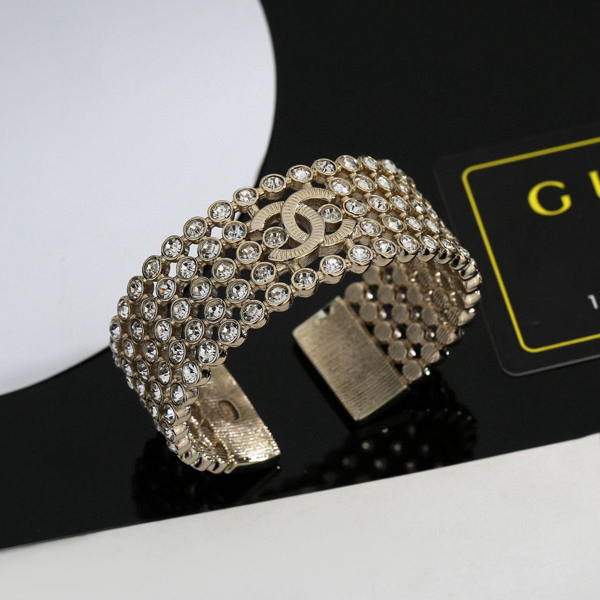 Martin Graham bangle in polished metal-tone – main product view