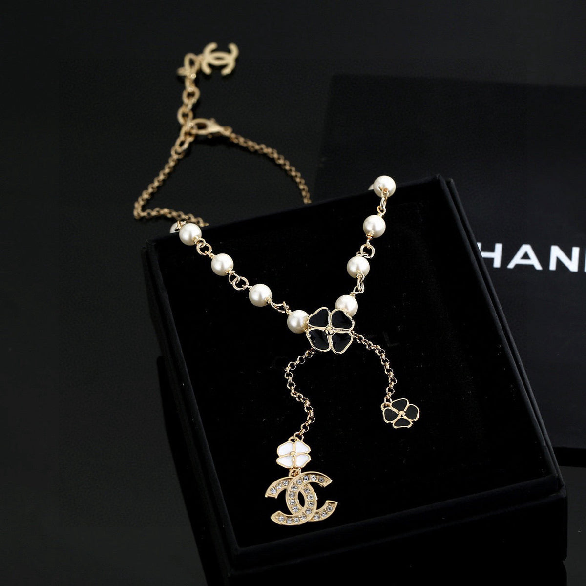 Martin Graham pendant necklace in polished metal-tone – main product view