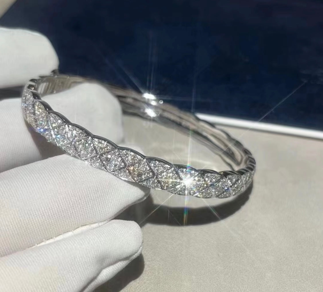 Martin Graham bangle in polished metal-tone – main product view